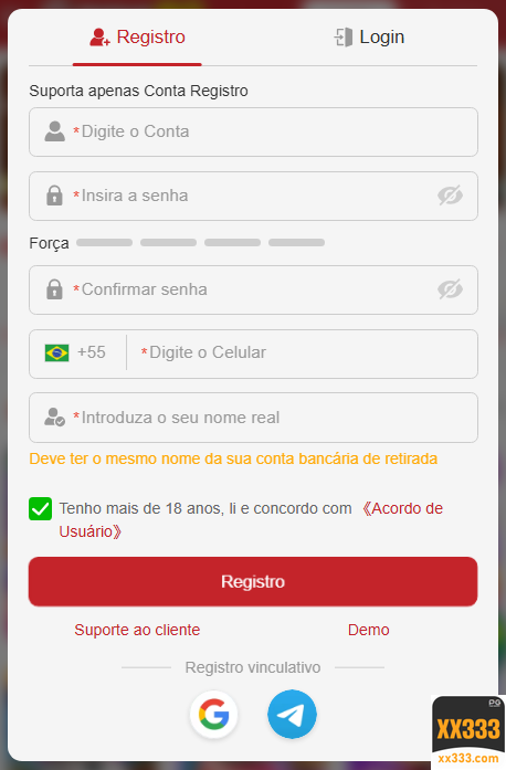 Experiência de Jogos xx333.com